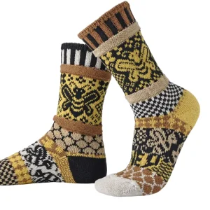 Honey Bee Crew Socks