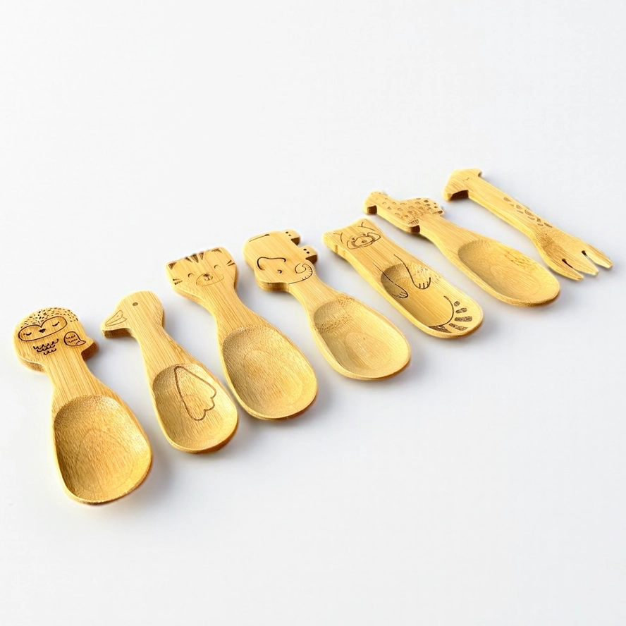 Toddler Bamboo Fork - Giraffe - Image 3