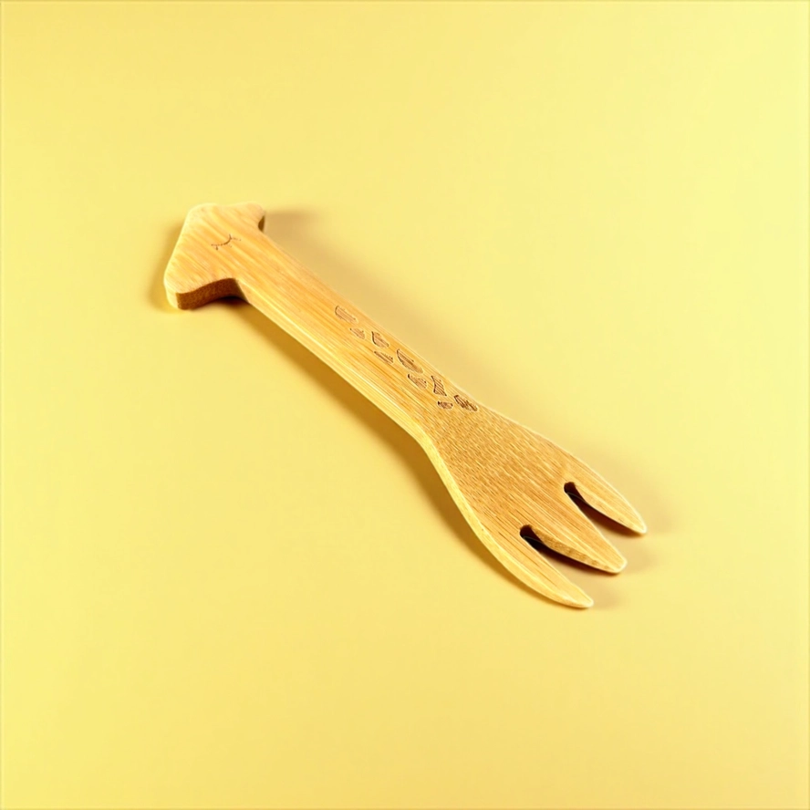 Toddler Bamboo Fork - Giraffe
