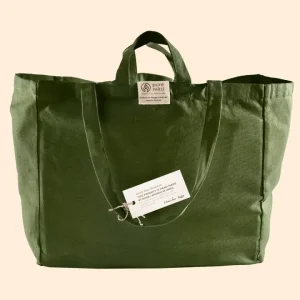 Multi-Pocket Cotton Tote