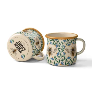 Enamel Coffee & Camp Mug-Honeybee